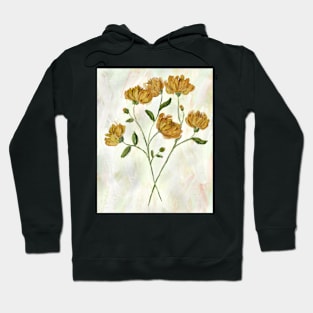 Yellow flowers with buds Hoodie